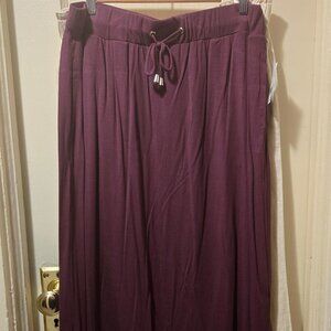 Drawstring Midi Skirt